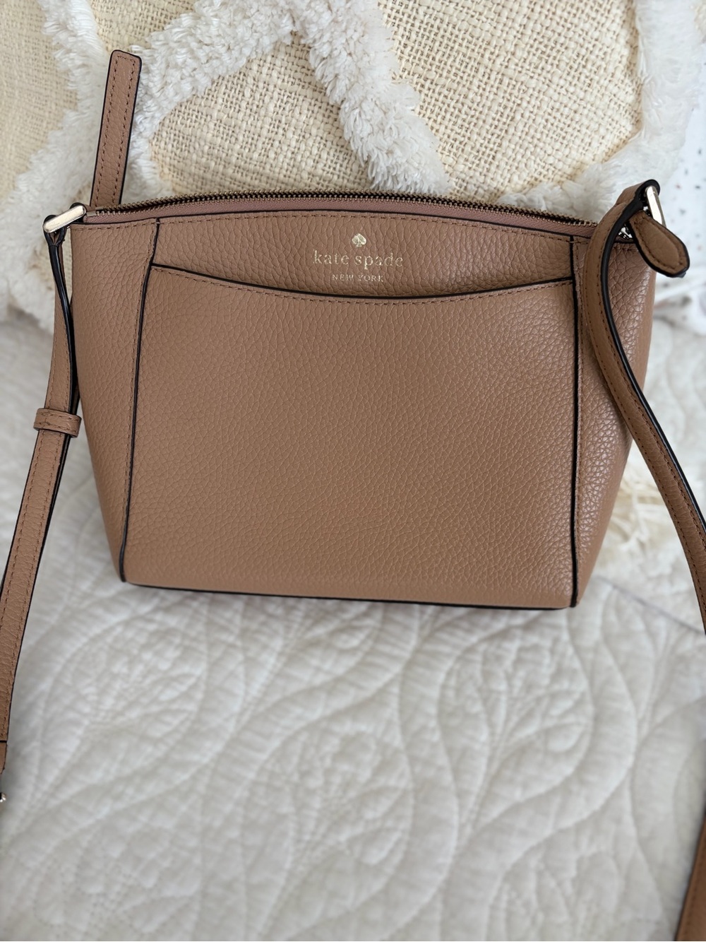 kate spade Monica Pebbled Leather Crossbody